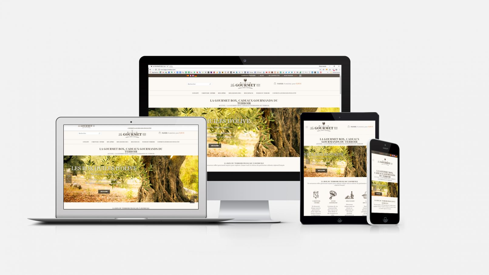 LaGourmetBox WebDesign