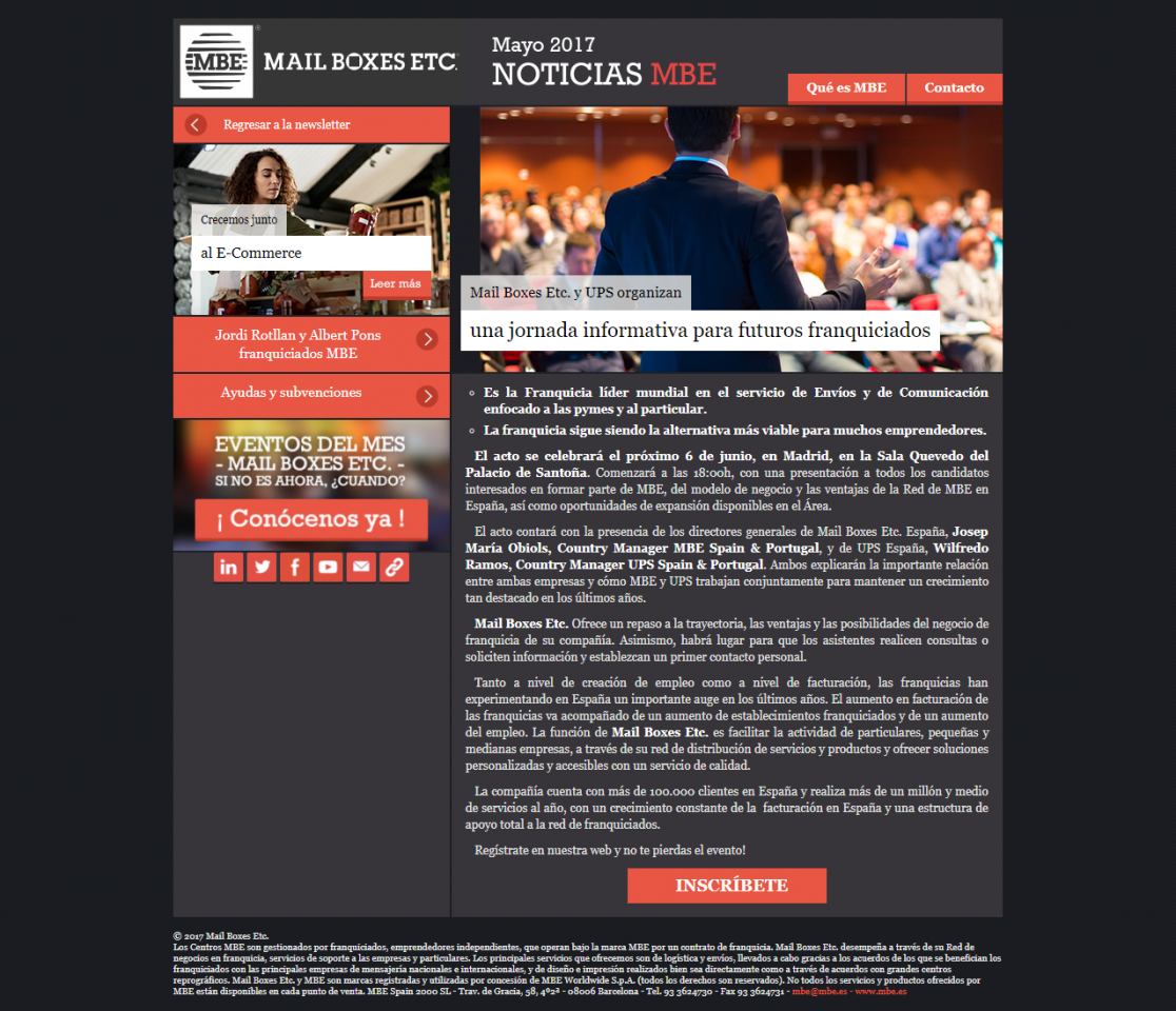 Mail Boxes Etc. · Talent·id · Digital Communication Agency in Barcelona